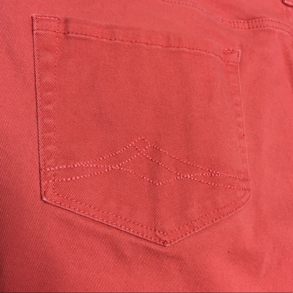 Denim & Co. Straight Leg Jeans 24W Coral Pink - Picture 6 of 7